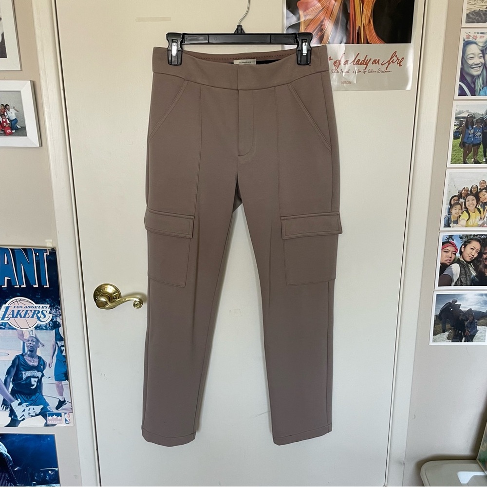 Anthropologie Taupe Cargo Trousers
